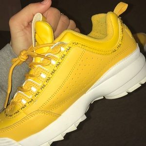 Fila Shoes - YELLOW FILAS Fila Shoes - YELLOW FILAS